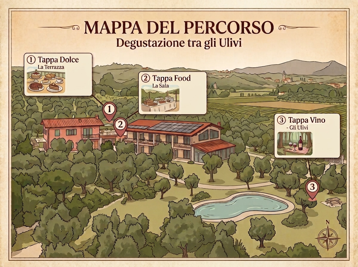 Mappa del percorso Tour Maggiorana - Profumi di Mosto 2026